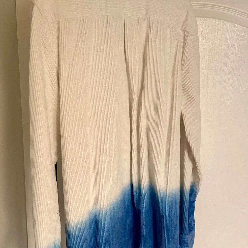 Scotch & Soda Dip Dye Corduroy Shirt — Size XL - Picture 4 of 5